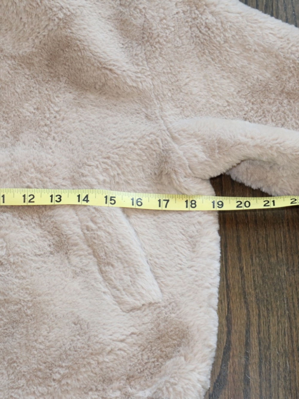 Zara girls hooded faux fur bomber jacket beige brown size 9 zipper sherpa teddy - Picture 8 of 9